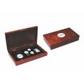 Rosewood Finish Golf Kit, Bag Tag, repair tool, hat clip, money clip, ball marker